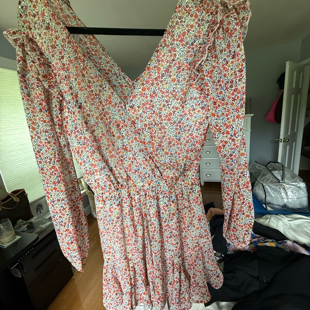 Floral Long Sleeve Dress